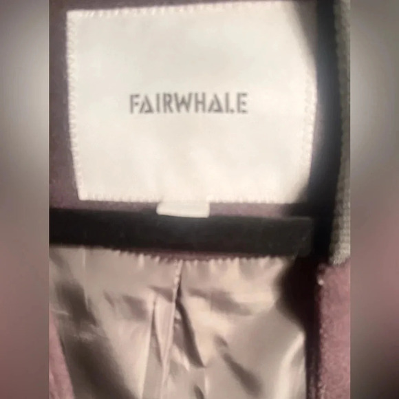 Vintage Mark FAIRWHALE nylon polyester green 2 snap pockets overcoat jacket XXL - Picture 3 of 6